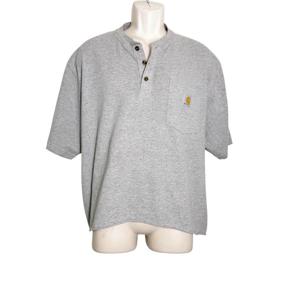 Carhartt Men’s One Pocket Button Cropped‎ T Shirt size XL